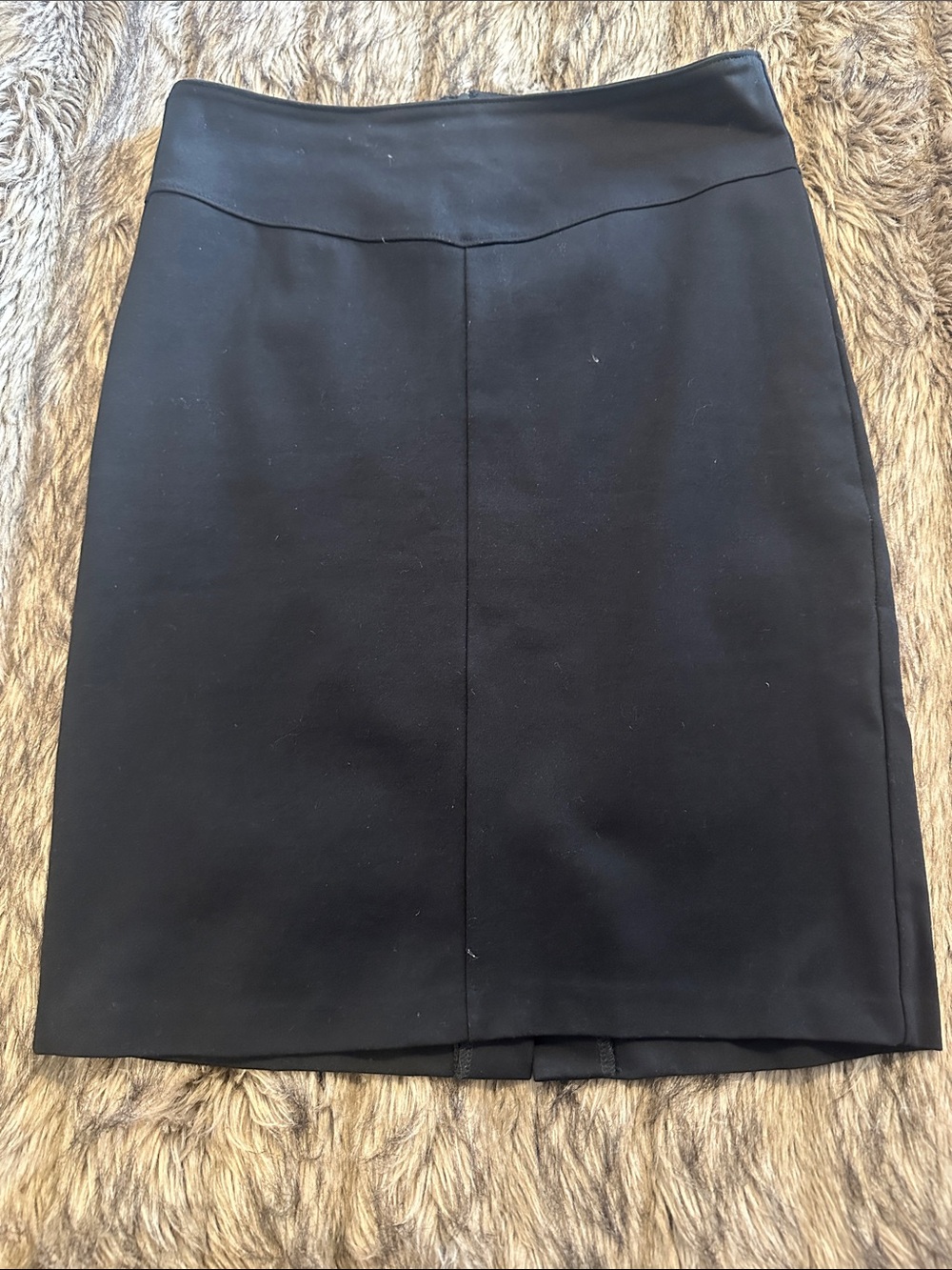 Halogen Black Pencil Skirt with Clean Front Seam